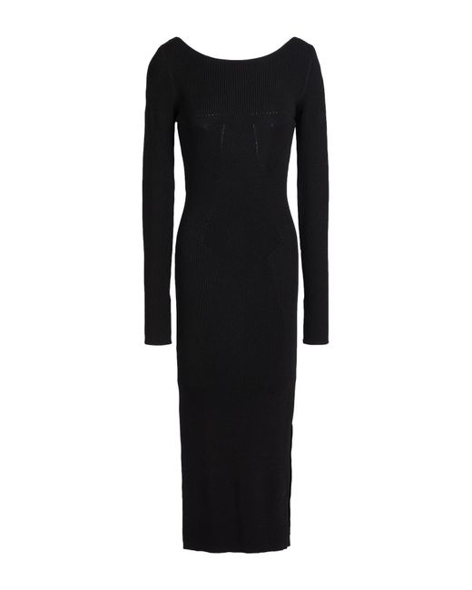 Patrizia Pepe Black Midi Dress