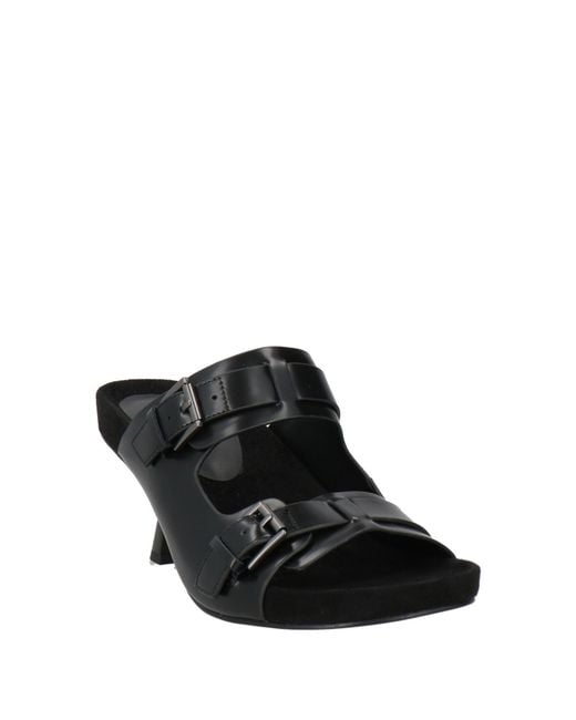 Ash Black Sandals Leather