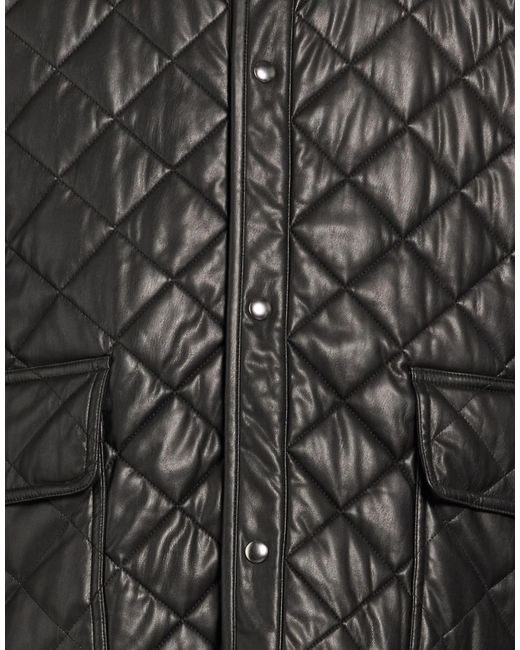 Maison Kitsuné Black Jacket Polyester, Polyurethane for men