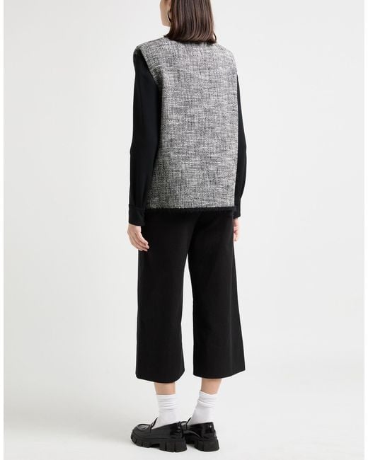 MSGM Gray Vest Cotton