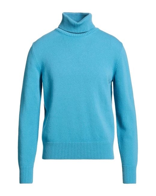 Herno Blue Turtlenecks for men