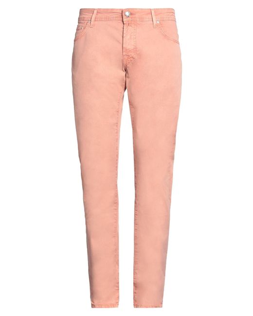 Jacob Coh?n Pink Pants Cotton, Elastane for men