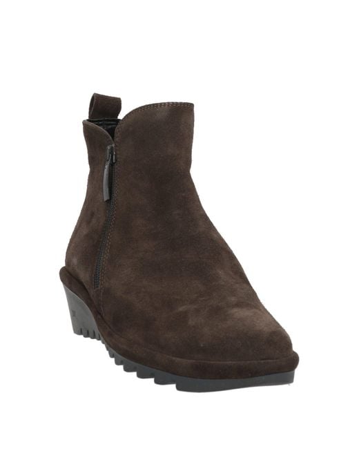 The Flexx Brown Ankle Boots Leather