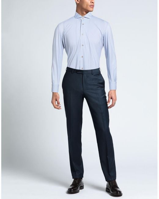 Camicia di Mazzarelli in Blue da Uomo