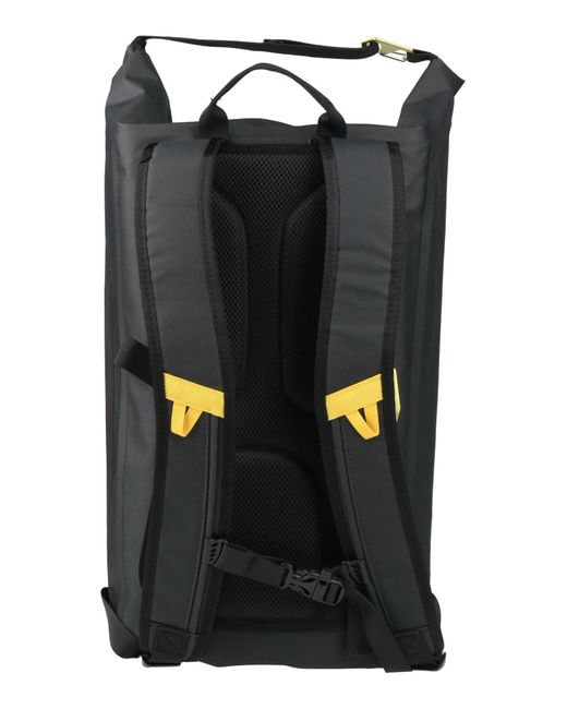 Piquadro Black Backpack Recycled Polyamide, Metal for men
