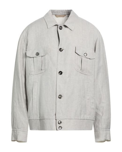 Brioni Gray Jacket for men