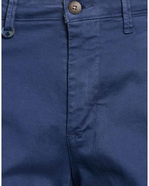 Squad² Blue Pants Cotton, Elastane for men