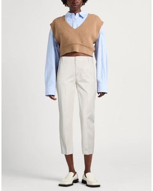Dondup White Trouser