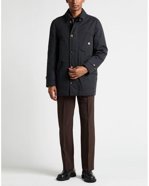 Brunello Cucinelli Black Jacket Cotton, Polyamide for men