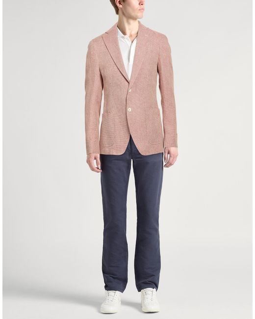 Tombolini Pink Blazer Linen for men