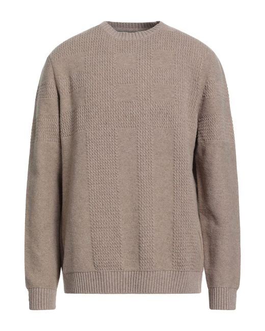 Barbour Brown Sweater Wool for men