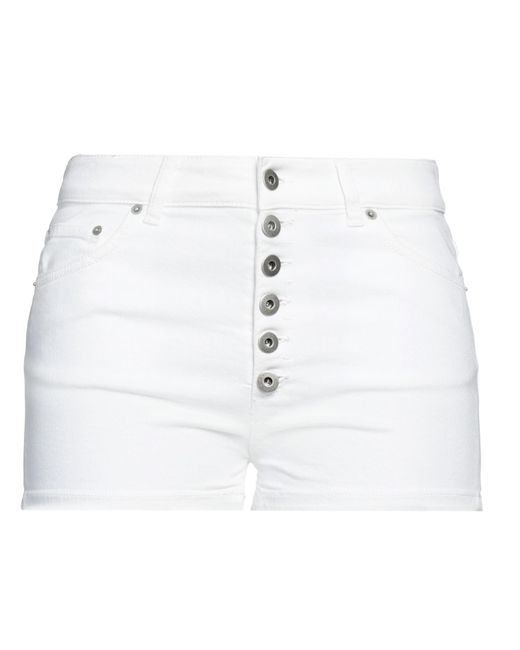 Dondup White Denim Shorts