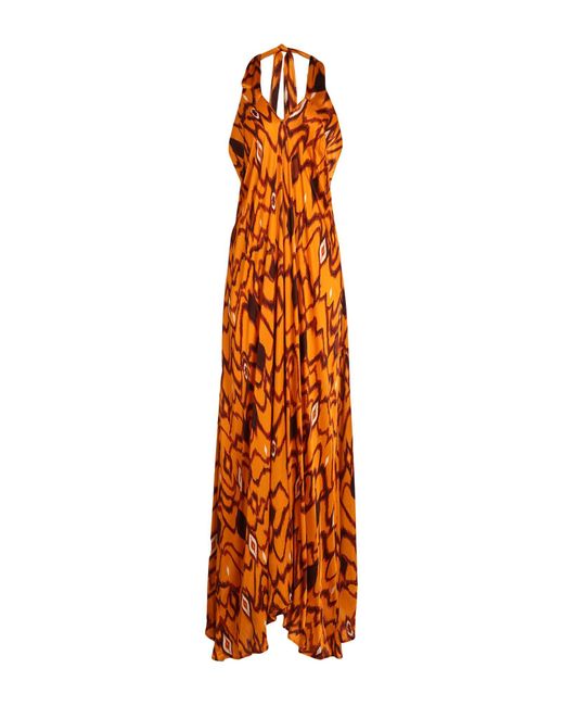 Vestido largo HANAMI D'OR de color Orange
