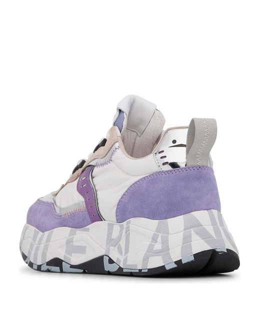 Sneakers Voile Blanche de color Purple