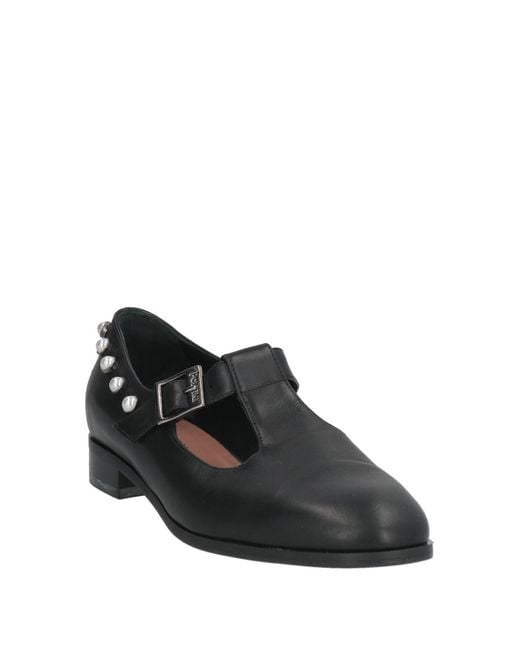 Pollini Black Ballet Flats