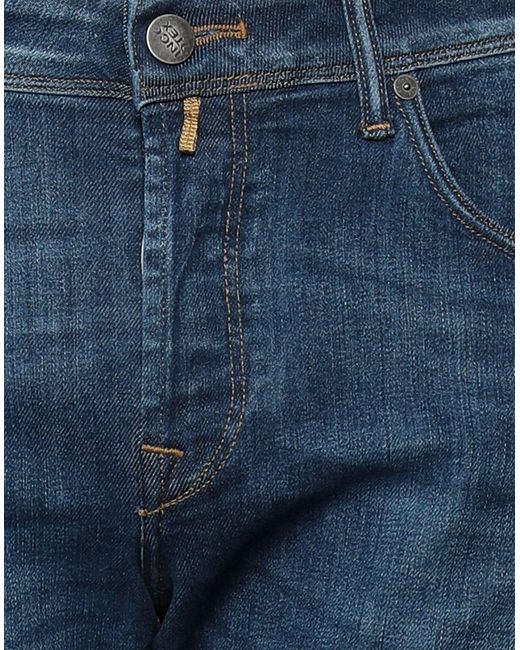 Incotex Blue Denim Trousers for men