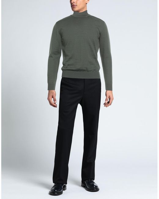Luigi Borrelli Napoli Rollkragenpullover in Green für Herren