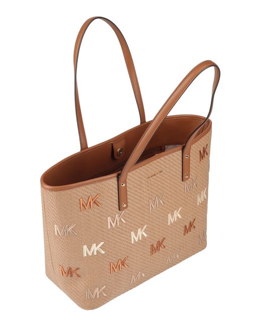 MICHAEL Michael Kors Natural Handbag Textile Fibers, Straw