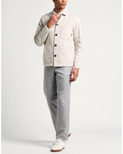 Moorer White Jacket Polyamide, Polyester for men
