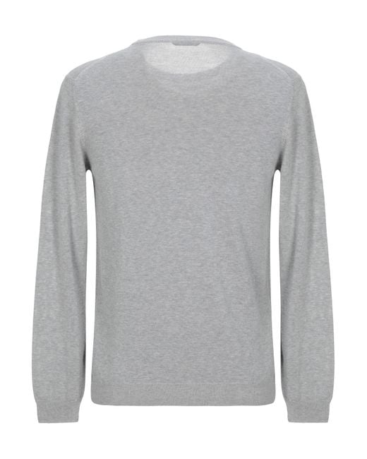 Zanone Gray Jumper for men