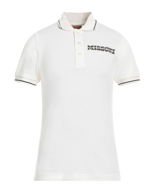 Missoni White Polo Shirt for men