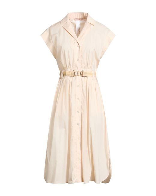 Twinset Natural Midi Dresses