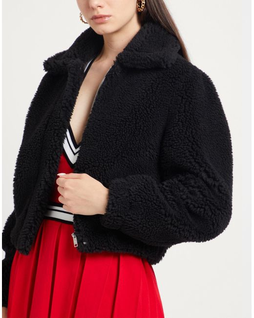 Moschino Black Shearling & Teddy