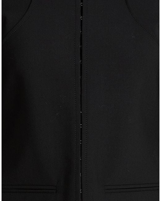 Courreges Black Jacket Polyester, Wool, Elastane, Polyamide