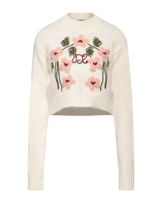 DSquared² White Sweater Alpaca Wool, Polyamide, Wool