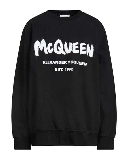 McQueen Black Sweatshirts