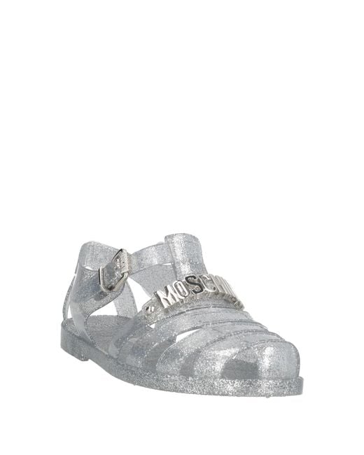 Moschino White Sandals