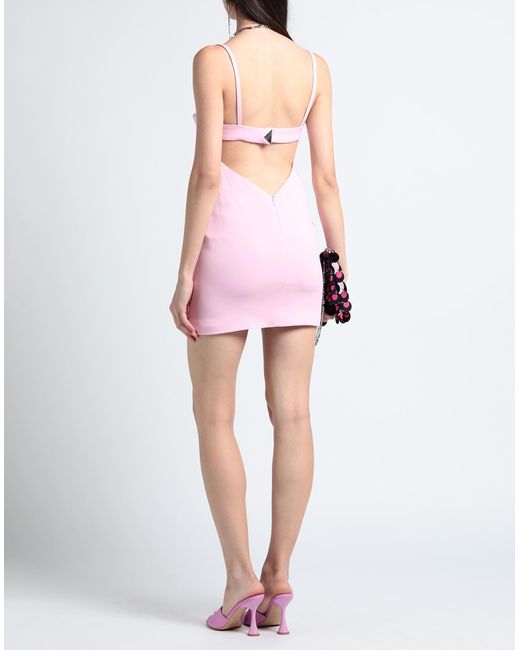 The Attico Pink Mini-Kleid