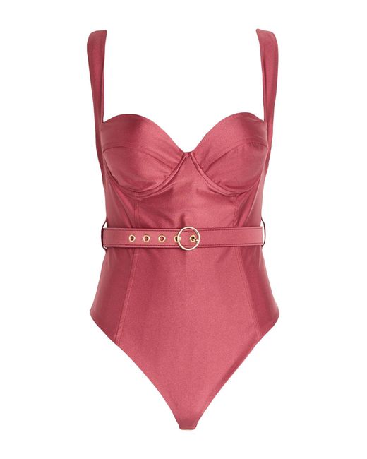 SILENCE LIMITED Pink Bodysuit