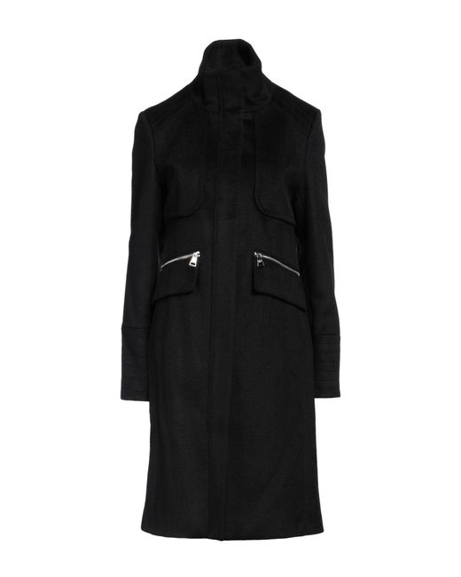Abrigo Karl Lagerfeld de color Black