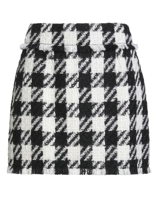 Dolce & Gabbana Black Mini Skirt Virgin Wool, Mohair Wool, Polyamide