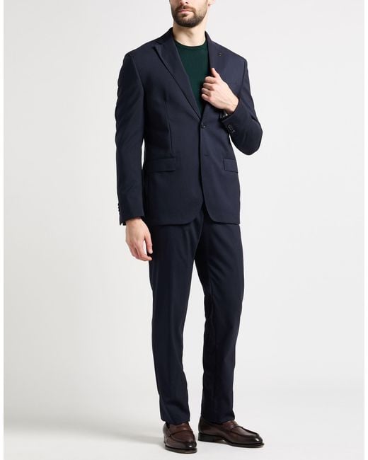 Paoloni Blue Suits for men