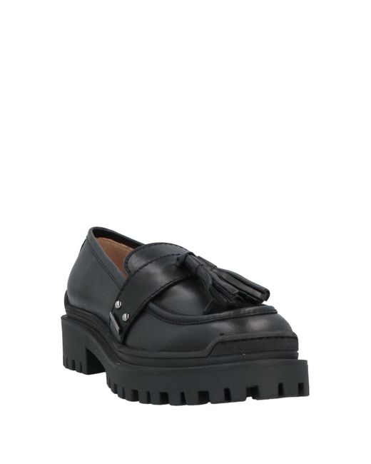 High Black Loafer