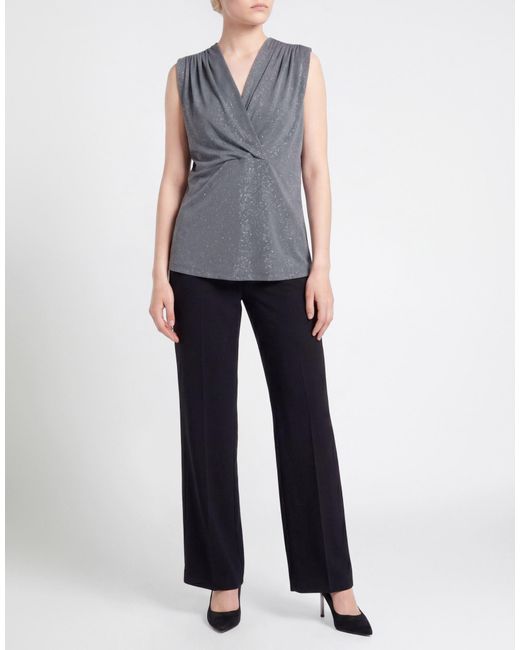 Rinascimento Gray Top Polyester, Elastane