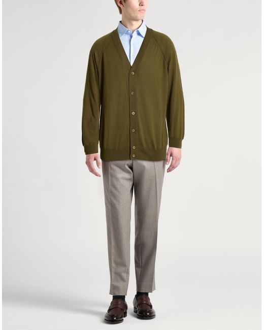 Paolo Pecora Green Cardigans for men