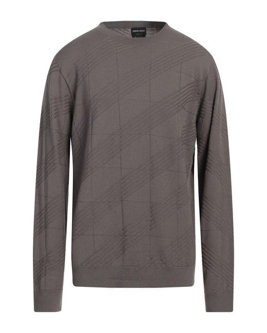 Pullover Giorgio Armani pour homme en coloris Gray