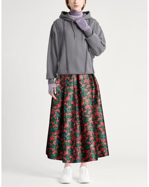 ALESSANDRO ENRIQUEZ Green Maxi Skirt