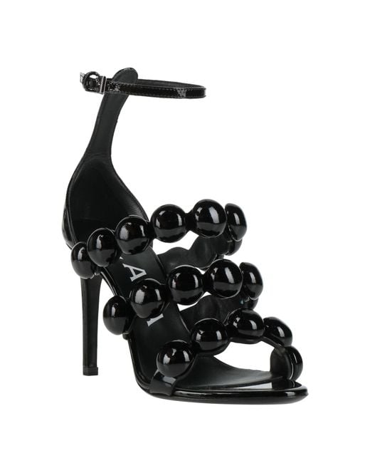 Alaïa Black Sandals Leather