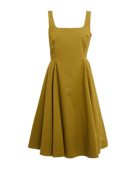 Caliban Green Midi Dress