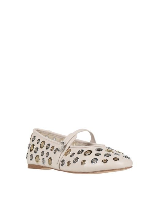 Steve Madden White Ballet Flats