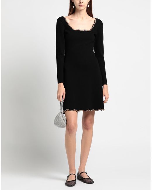 Sandro Black Mini Dress