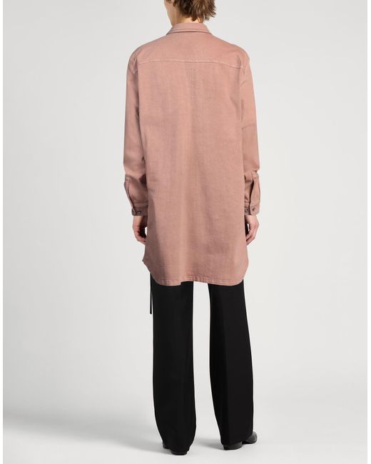 Camisa vaquera Rick Owens de hombre de color Pink