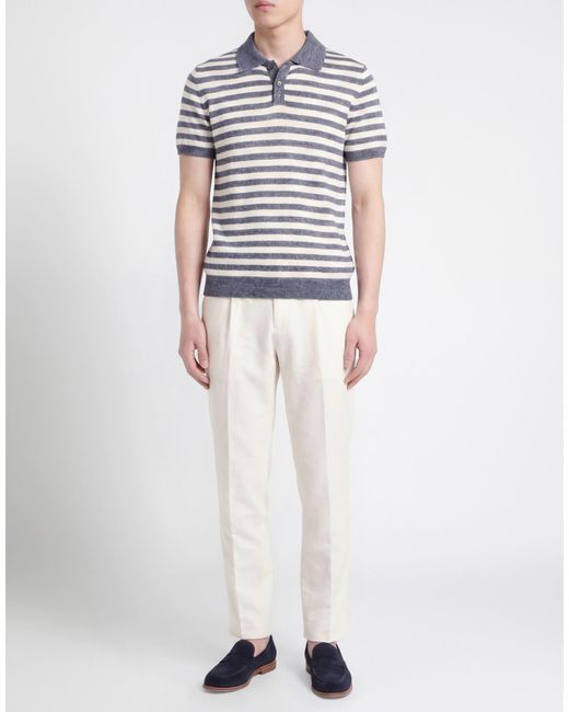 Daniele Fiesoli Gray Polo Shirts for men
