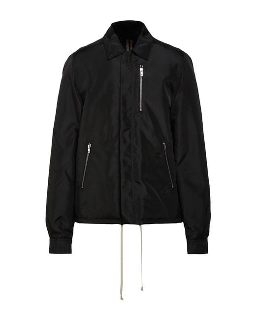 Rick Owens Black Jacket Polyamide for men