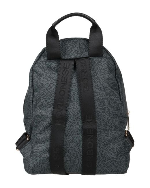 Borbonese Black Rucksack