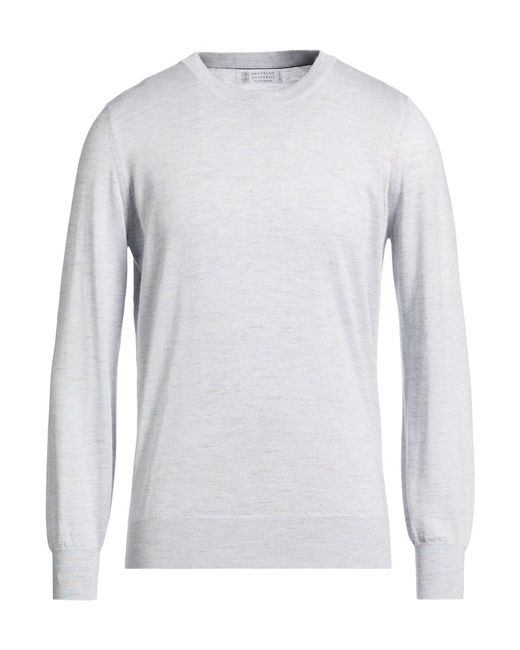 Pullover Brunello Cucinelli pour homme en coloris White